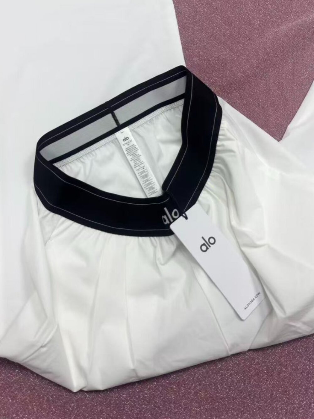 NWT ALO Yoga🥑Suit Up Trouser White (Regular 30) - Picture 3 of 8